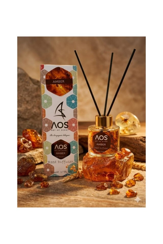 Art Of Scent Çubuklu Oda Kokusu Amber 50ml | %100 Doğal Esans
