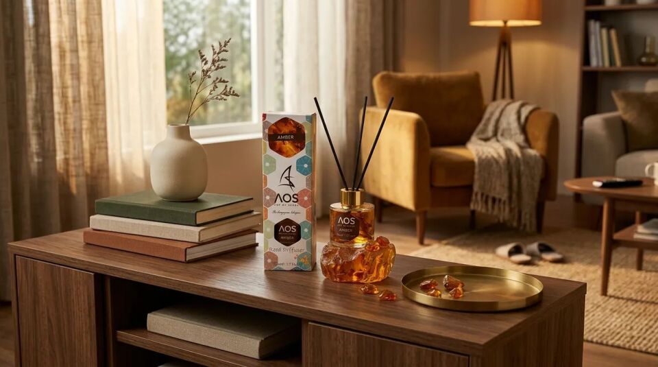 Art Of Scent Çubuklu Oda Kokusu Amber 50ml | %100 Doğal Esans