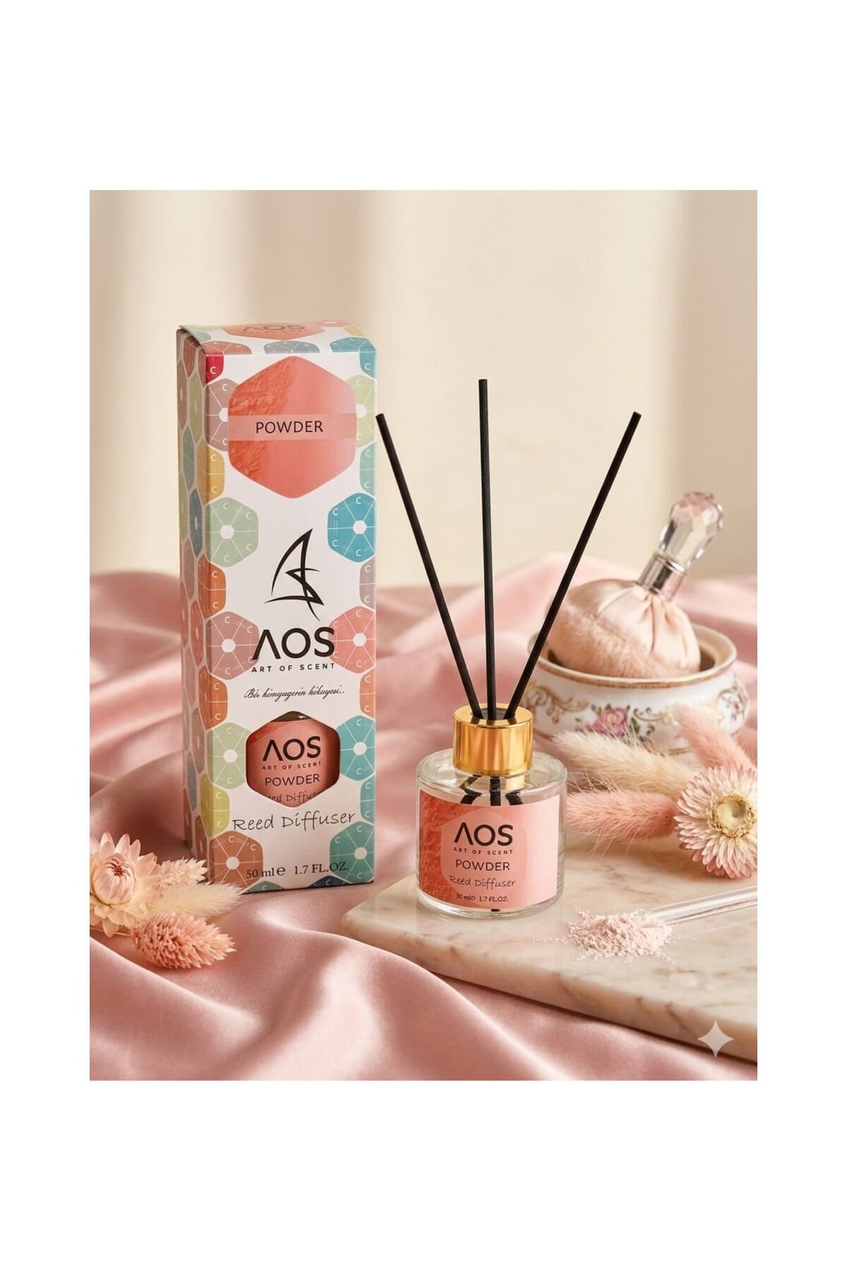 Art Of Scent Çubuklu Oda Kokusu Pudra 50ml | %100 Doğal Esans