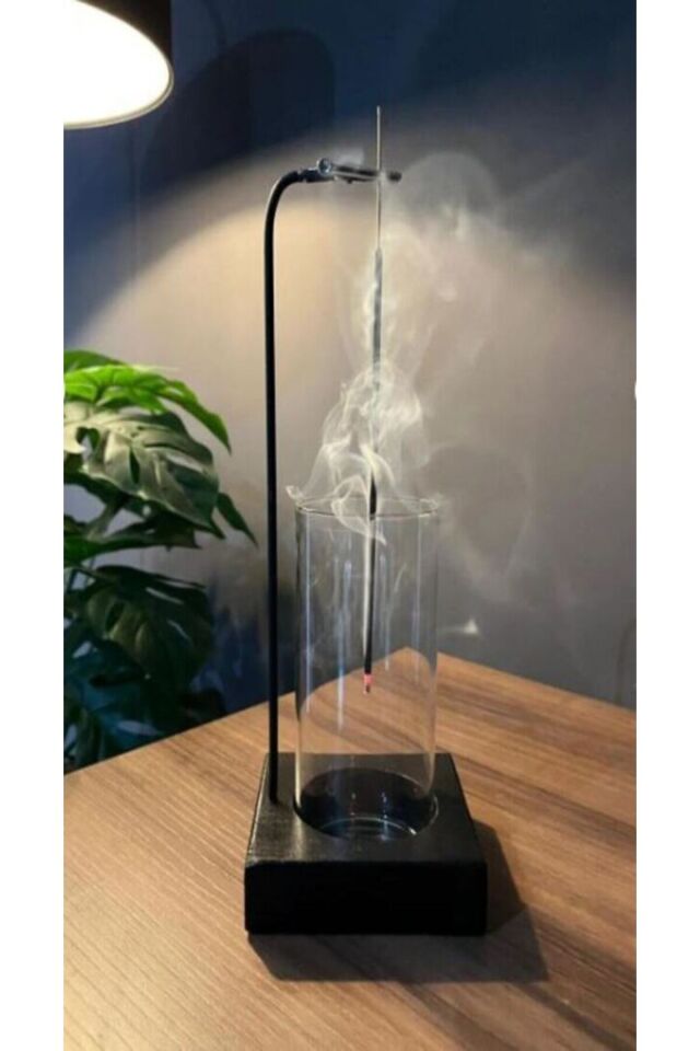 Dekoratif Ahşap Tütsülük – Oda Kokusu ve Meditasyon Aksesuarı 10x27 cm