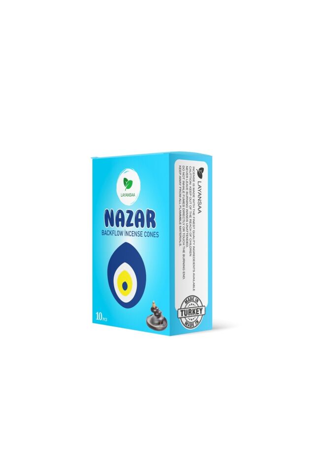 10 Adet Nazar (ÜZERLİK) Kokulu Geri Akış Tütsü